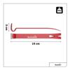 Hultafors Thin Flat Crowbar Mini, 190mm overall length, 827023