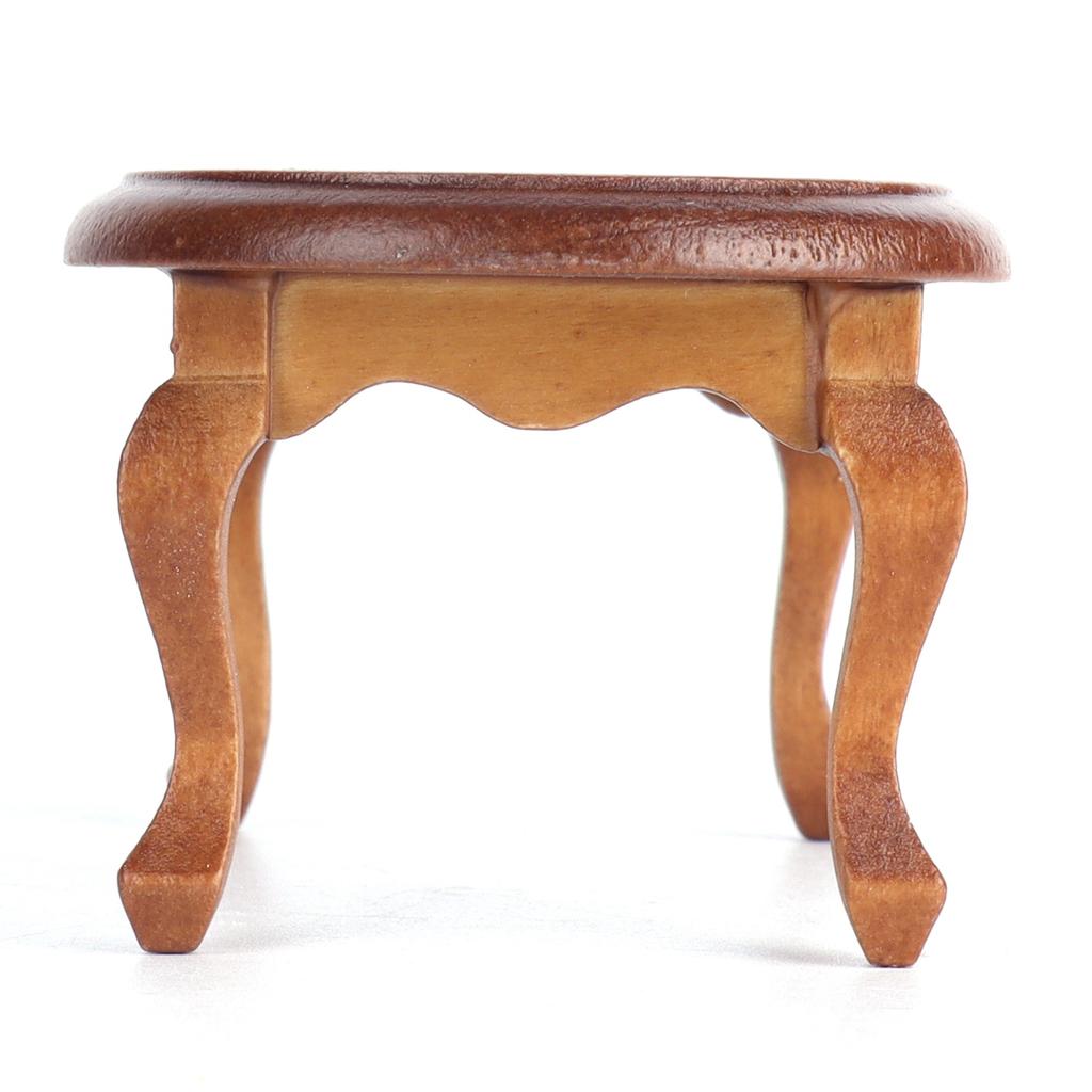 Puppenhaus Miniatur Tisch Europäisch Retro Klein Exquisit Gute Textur 1:12 Mini Puppenhausmöbel