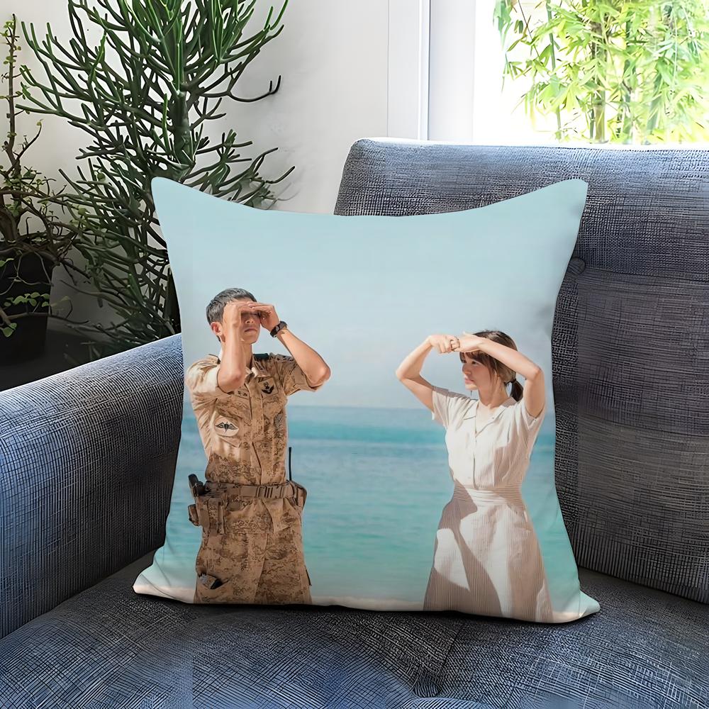 TV series D-Descendants of the SunS Cushion Cover Comfortable Reversible Pillow Cover Ideal for Car Sofa Bedroom & Beyond