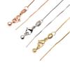 Diy Handmade 14K Bag Gold Color Retention, Chain Universal Chain Adjustment Box Chain Copper Plated Color Retention Necklace