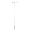 Light Hanging Pole with Foldable Double Hooks Ground Spike Light Stand for Outdoor Camping