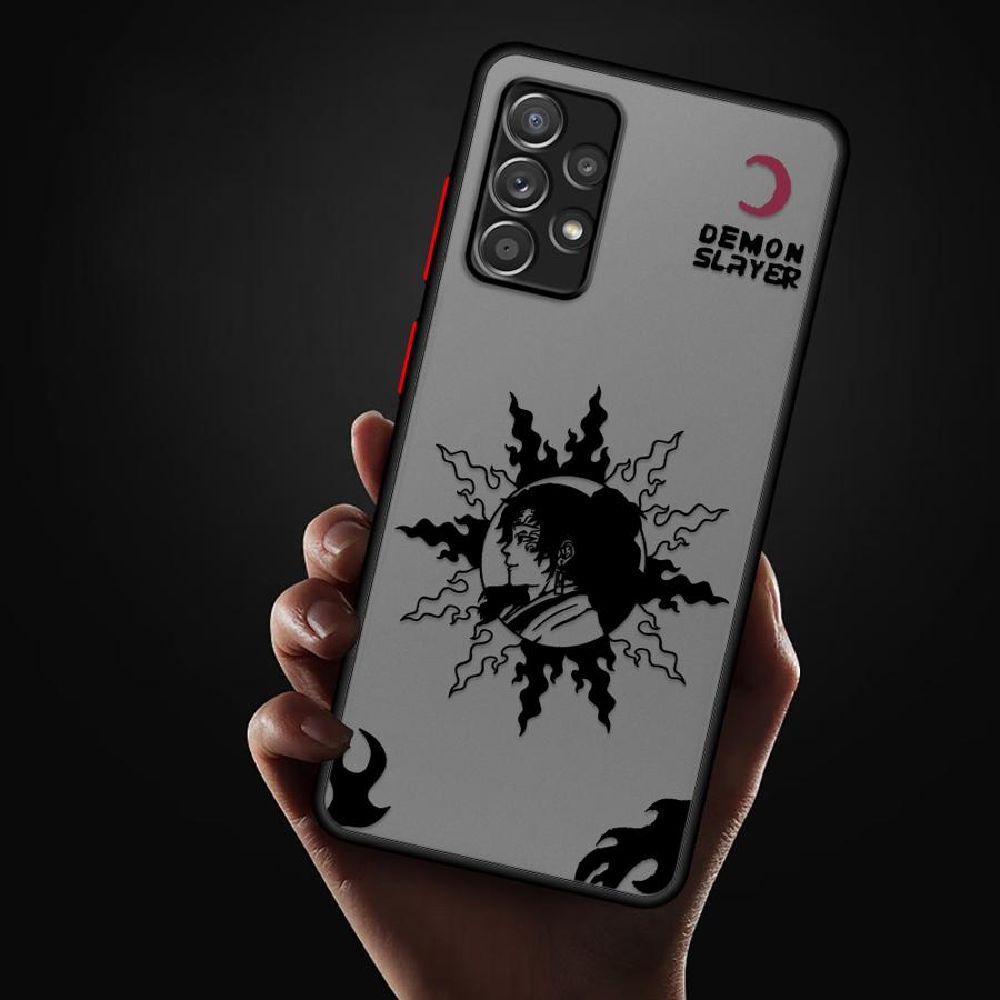 Phone Cover Case for Samsung Galaxy A16 A15 A56 A55 A73 A33 A34 A36 A52S A72 A54 A35 A17 A52 A53 A14 A23 Cool Demon Slayer