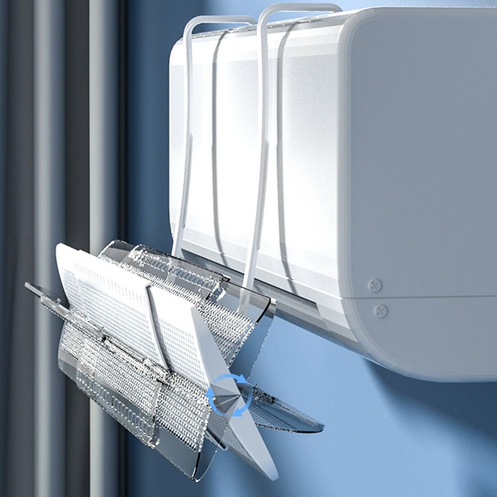 Anti Direct Blowing Air Conditioner Windshield Adjustable Wind Guide Air Diverter Cover Home