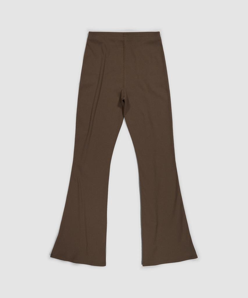Keulaeki [Women] Ribbed Training Pants_Brown [Kr265Pwp409]