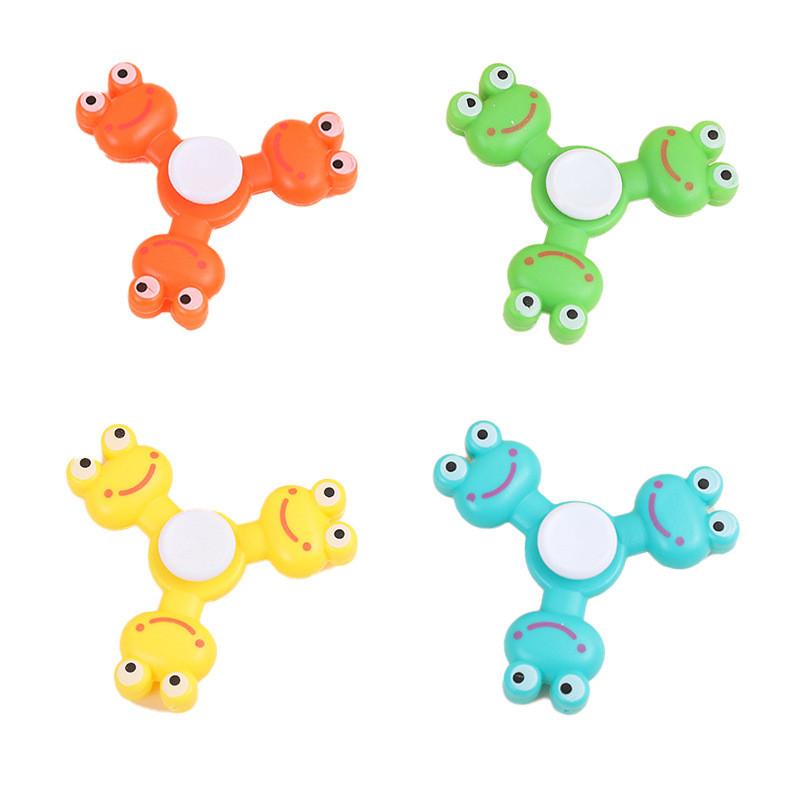 Kids Frogs Shap Fidget Spinner Toy With Pp Material For Stress Relief And Sensory Play