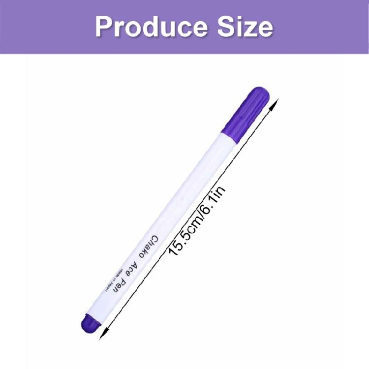 Juego de 6 Marcadores de Tela Solubles en Agua 6 Colores Marcador Mágico Marcador Borrable con Agua para Bordado Acolchado Costura