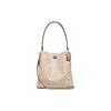 Charlie 21 Classic Monogram Turnlock Bucket Bag Women Handbags Khaki 1027-LHPVT