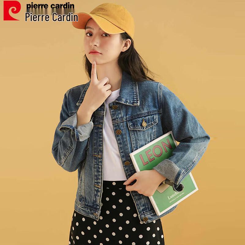

Women s Retro Long-Sleeve Denim Jacket M