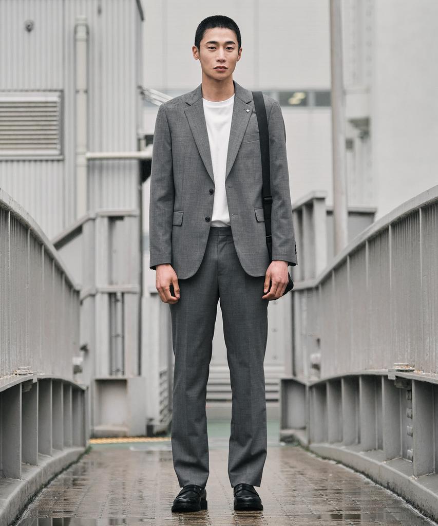 Stco [Summer Suit] Summer Wool Essential Stretch Suit Set_Grey (Classic Fit)_Ssjvb63Set