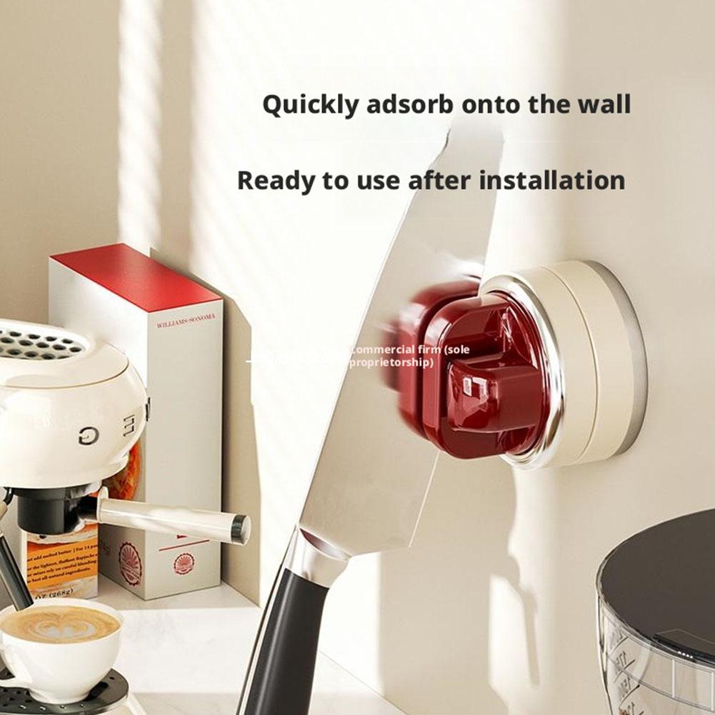 Kitchen Sharpener with Suction base Suction Cup Knife Sharpener Household Cross-Border Small Sharpening Stone Mini Tungsten Stee