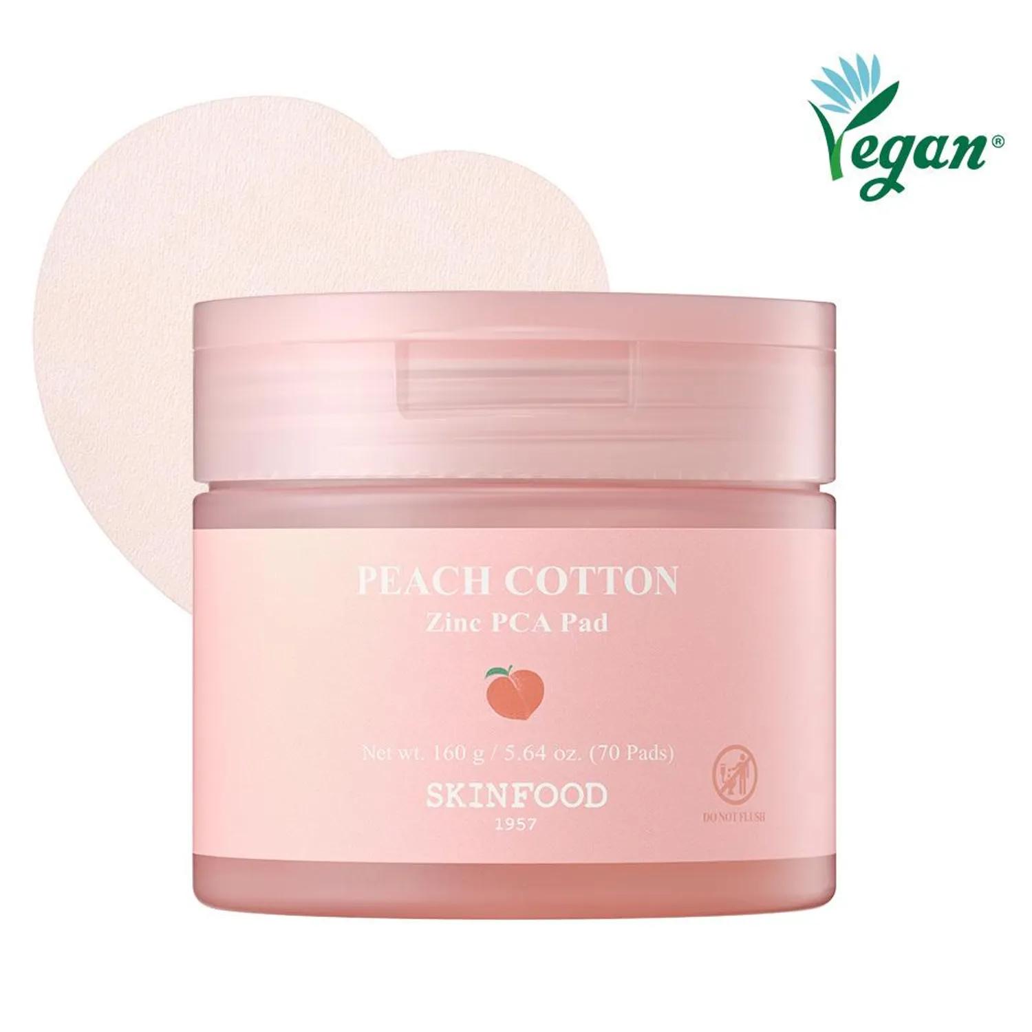 SKINFOOD Peach Cotton Zinc PCA Pad 70P