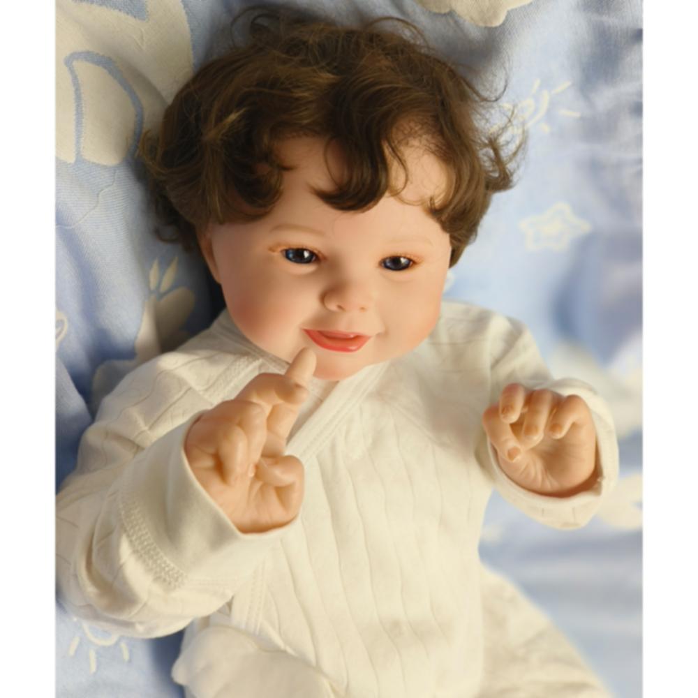 Kodi 60cm Already Finished Collectible Art Princess Doll Huge Baby Soft Silicone Reborn Toddler Dolls Toy
