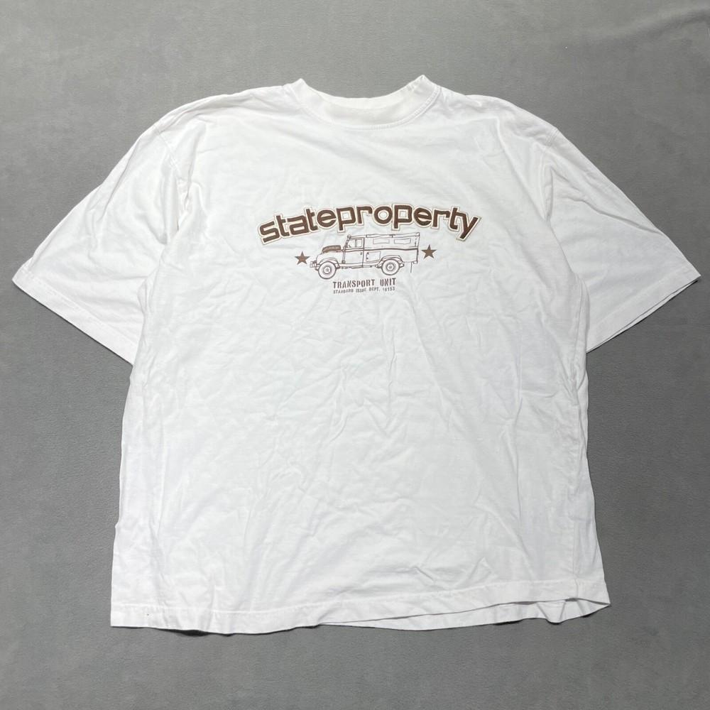 

Государственная собственность, винтаж ; XL/2XL Футболка с графическим принтом в стиле Rocawear Y2K для скейтбординга и серфинга, унисекс XXXL