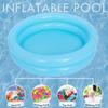 60‑Centimeter Round Inflatable Kids Pool, Portable Infant Summer Paddling Bath Pool