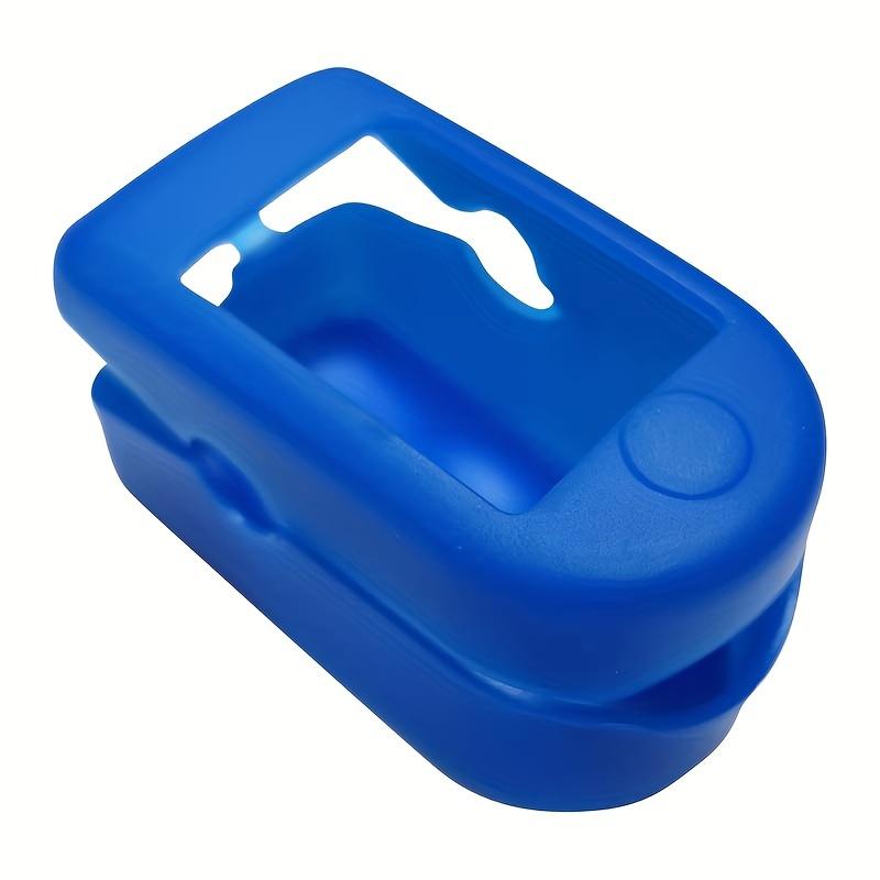 1pc Silicone Finger Protector Sleeve, Medical Pulse Oximeter Storage Case, Flexible Finger Cushion Bracket for Travel and Business Use