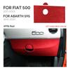 Italian Top Suede Toolbox Sticker For Fiat 500 2011 2012 2013 2014 2015 For Abarth 595 2016 2017 2018