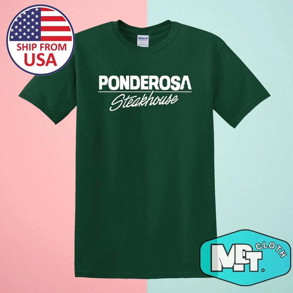 

Ponderosa Steakhouse Men s Green Size S-5XL 3XL