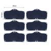 6PCS Snap-On Hard Hat Sweatband Snap Anti-dirty Helmet Lining Pad Helmet Sweat Band  Baseball Cap