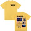 Rapper Cano Triana Tour Merch T-shirts Men Women Fashion Hip Hop Oversized T Shirt Comfort Cotton Casual Short Sleeve T-shirt