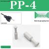 Pneumatic Quick Connect Air Hose Plug Cap PPF Series: Push-in Plastic Stopper