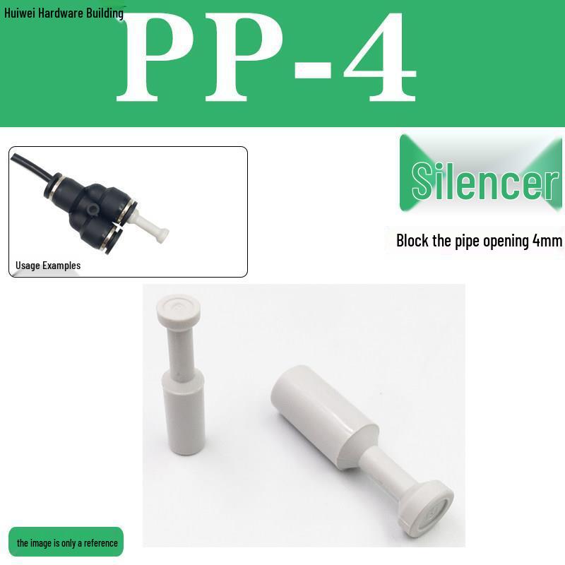 Pneumatic Quick Connect Air Hose Plug Cap PPF Series: Push-in Plastic Stopper