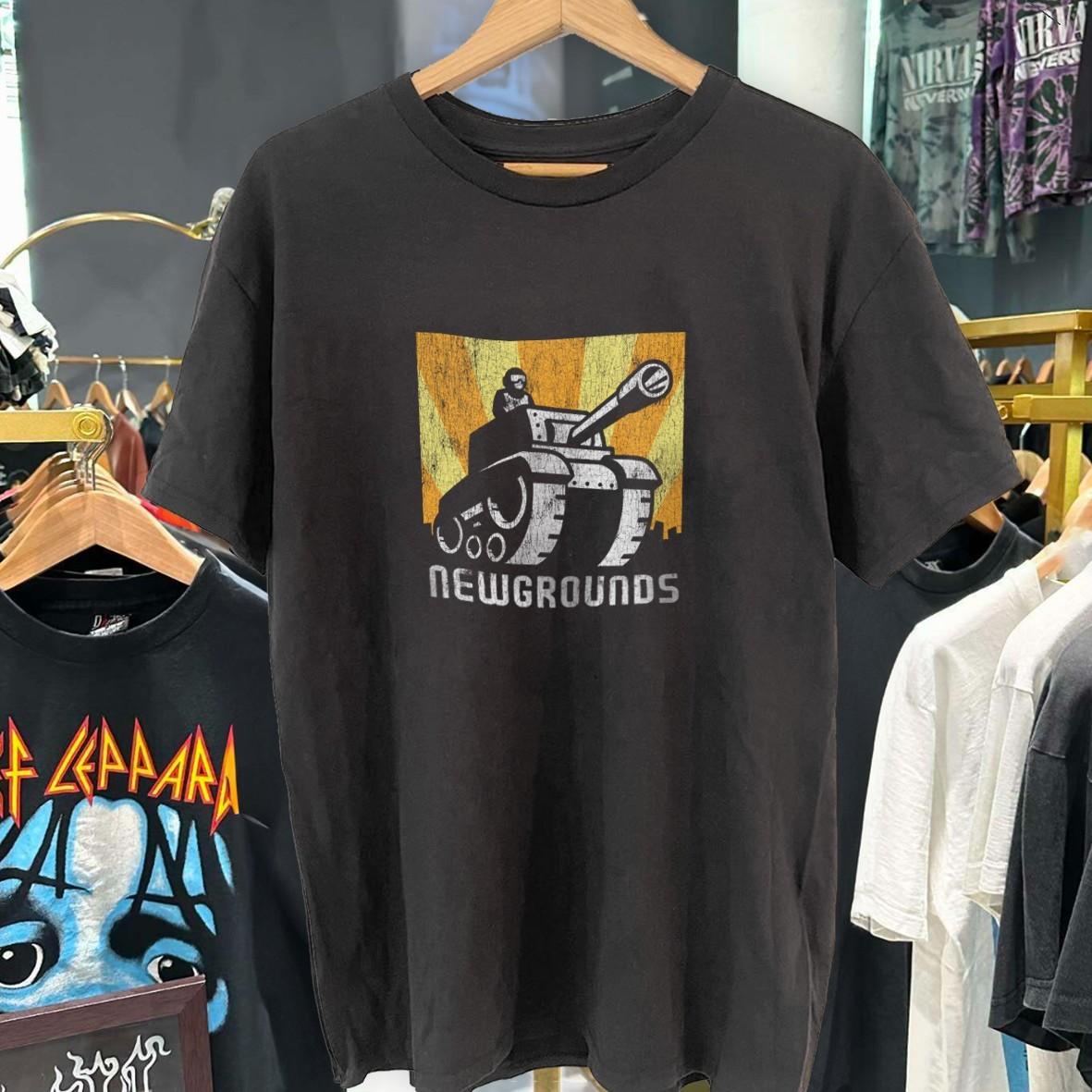 90 s-00 s Newground s Promo Black T-Shirt XXL 4XL