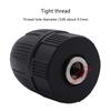 0.8-10mm Precise Keyless Drill Chuck Converter 3/8"- 24UNF Thread Quick Change Adapter Shank 1/4" Hex