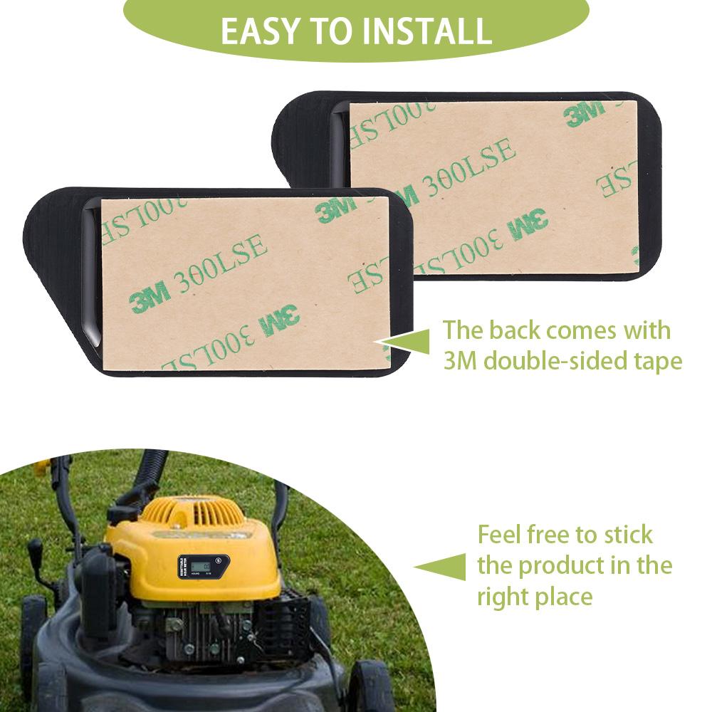 Timer Waterproof LCD Timer Counter Black / Red For Motorcycle/ATV/Powerboat/Law Mower Maintenance Reminder