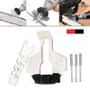 Chainsaw Sharpening Kit Rotary Sharpener Tool Chain Machine Head Saw Chains Blade Guide Drill Adapt Electric Grinder Polishing Attachment Set