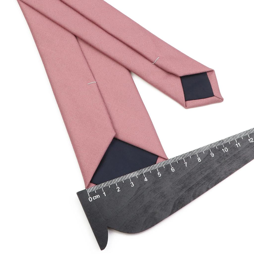 Nowy Macarons Jednokolorowy krawat męski 100% bawełniany krawat Wąski kołnierzyk Wąski, swobodny krawat Akcesoria