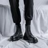 Business Thick Soled Men's Boots Trendy Classic Versatile Styles Leisure and Fashion Party Adult Office Outdoor Motorcycle Shoes