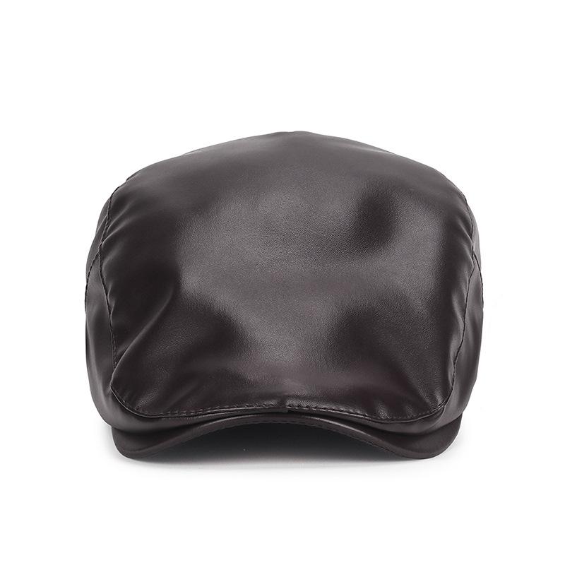Women Solid Color Thick Forward Cap Duckbill Cap Outdoor Adjustable Warmth Sunscreen Casual Hat Suitable for Autumn Winter Travel