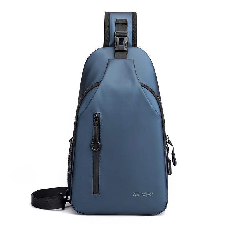 Męska torba na klatkę piersiową, podróżna torba na ramię, torba na ramię, plecak, duża pojemność, wielofunkcyjna, wodoodporna i zabezpieczona przed kradzieżą