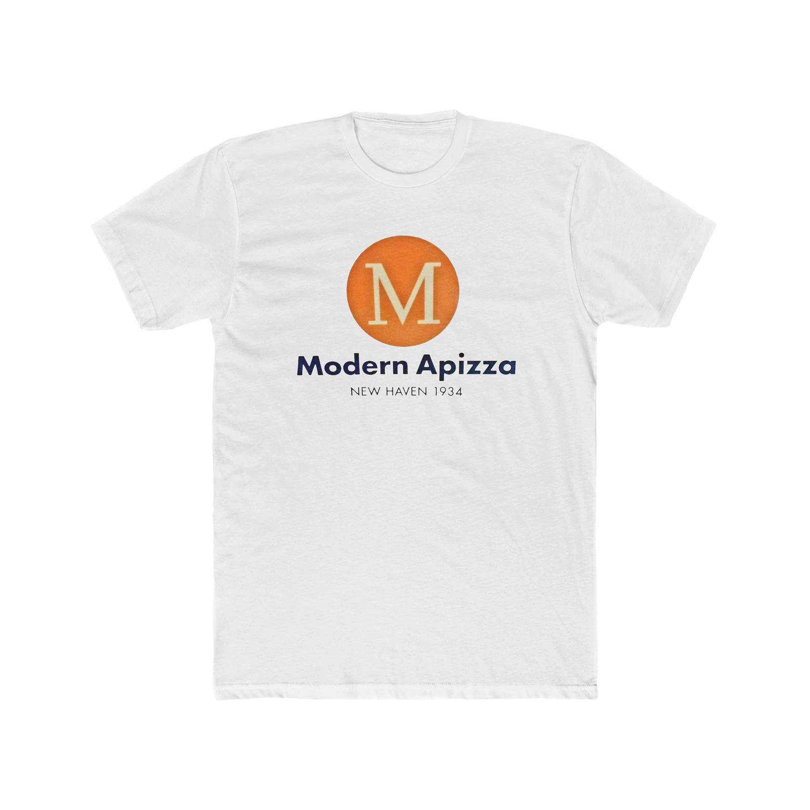 

Modern Apizza New Haven Pizza Restaurant Men s Cotton Crew Tee shirt L