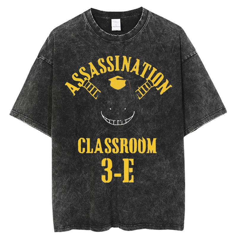 

Assassination Classroom Shiota Nagisa Unisexga Tshirt Anime Washed Oversized T Shirt Unisexs Clothing Cotton Short Sleeve Tee S