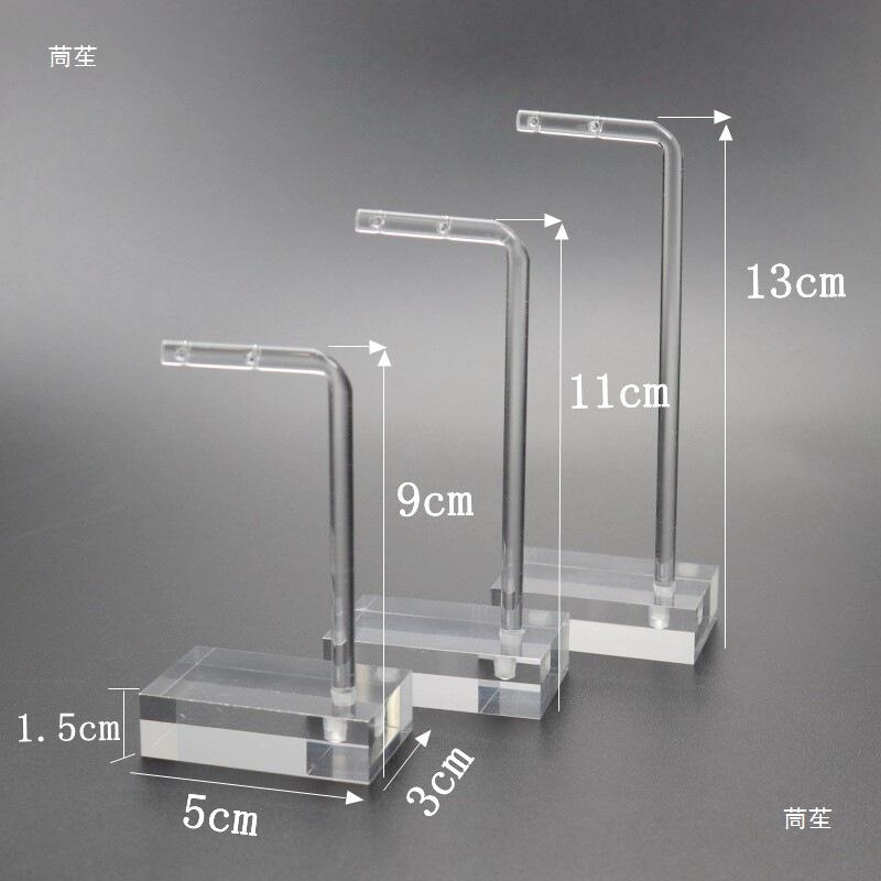 Acrylic Earring Holder Stand - Simple Display for Studs, Dangles, and Jade Jewelry Accessories