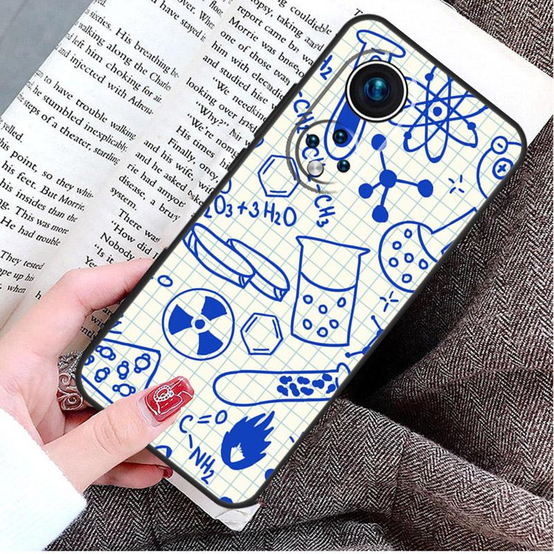 Science Chemistry Formulas Case For Honor Magic 6 Pro 50 70 90 X6 X7 X8 X9 X6a X7a X8a X9a X8b X9b Magic 5 Lite Cover