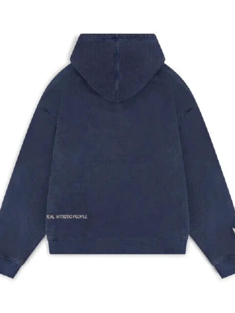 Nowy Trend Retro Wzór Literowy Bluza Damska z Kapturem Amerykańska Ulica Osobowość Jesień Męska i Damska Bluza Casual