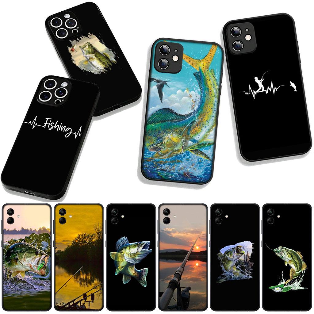 for Xiaomi Poco F7 F6 F8 Ultra F5 X7 X6 X5 X3 NFC M7 M6 Pro C85 C75 C65 C71 C61 Case Activities Fly Trout Carp Fishing Rod Fish