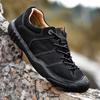 Autumn and Winter Outdoor Casual Shoes Men's Breathable Genuine Leather Hiking Shoes Men's Waterproof Non-Slip Sports Hiking Shoes