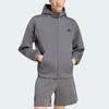 Men's Adidas Z.N.E Jackets Men's Dark Gray Hooded (Non-detachable) Moderate