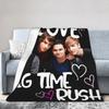 Big Time Rush Band In Real Life Worldwide Tour Blanket Cozy Soft Throw Blankets for Sofa Multiple Sizes Plush Thin Quilt