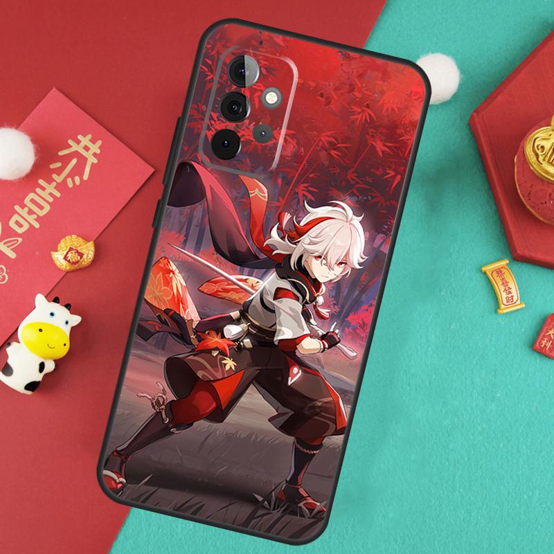 Genshin Impact Kaedehara Kazuha Case For Samsung Galaxy A17 A55 A35 A15 A32 A52 A13 A33 A53 A14 A34 A54 A06 A16 A26 A36 A56