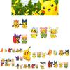 Adorable Pikachu Costume Figures Set For Desk And Car Decor