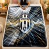 Flannel BlanketJuventus FC Warm Soft Throw Blanket for Indoor Sofa Bed Living Room Use