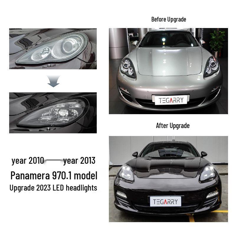 Compatible LED Matrix Headlights for Porsche Panamera 970 (2010-2016) Retrofit Upgrade