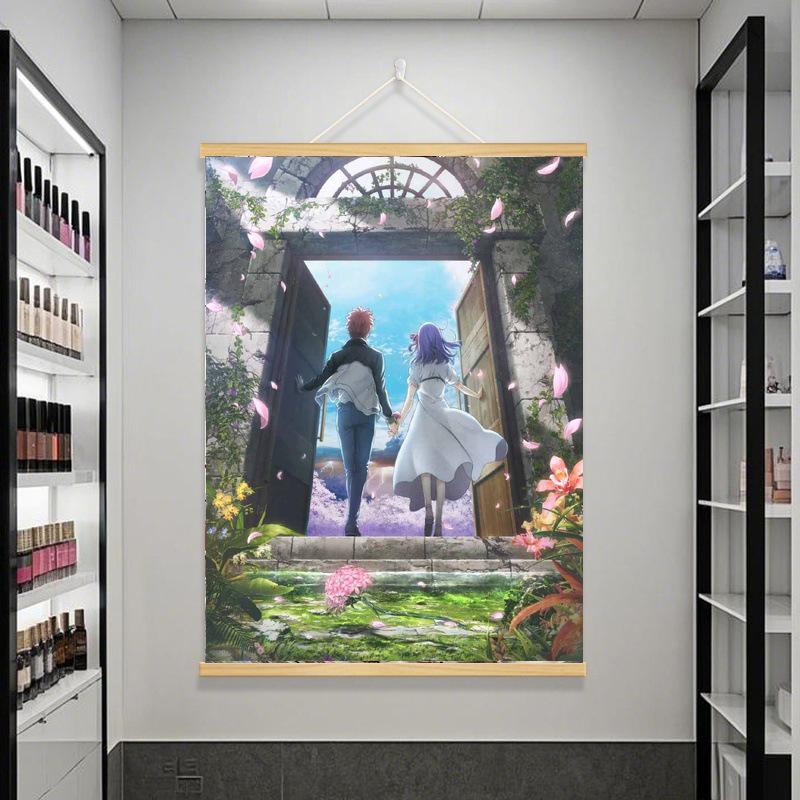 Fate Heaven's Feel Emiya Shirou & Matou Sakura Dorm Room Poster - HD Self-Adhesive Wall Sticker