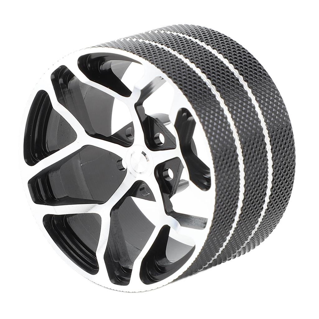 Transmitter Hand Wheel Metal Transmitter Steering Wheel for Futaba for Dumborc for RadioLink for Wfly Black