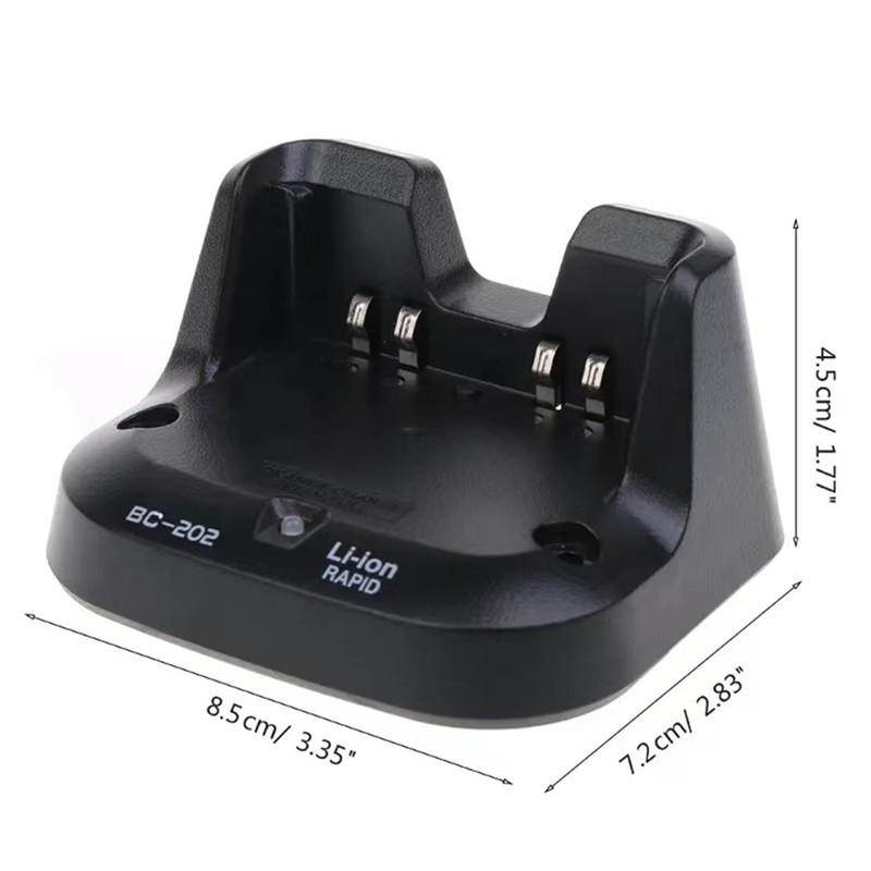IC-51A Walkie-Talkie Desktop Charger BC-202/BC-123S with UK/US/EU Adapter