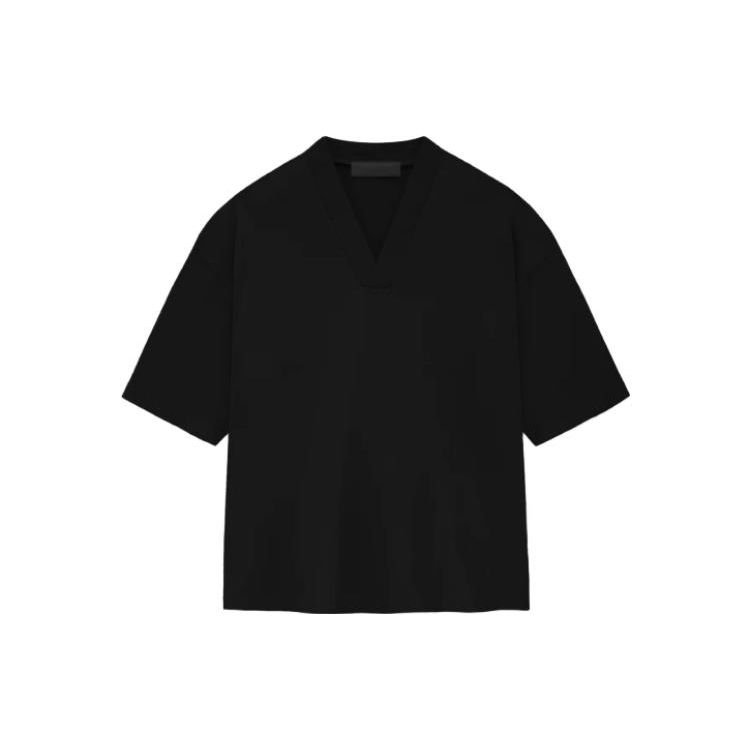 

Черные мужские топы Fear of God Essentials с v-образным вырезом 125BT234110F S